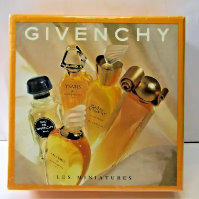 Vintage Givenchy Les Miniatures 5 Piece Perfume Coffret Organza Ysatis Amarige • £69.99