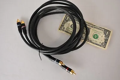 2m Monster Cable Interlink 400 Stereo Pair Audio RCA Interconnect Cables -READ- • $14.95