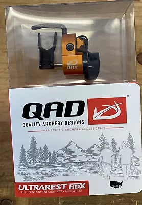 New Qad Ultra Pro Series Hdx Orange Color Arrow Rest Hd-x • $157.99