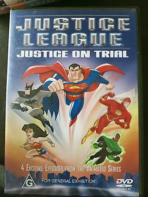 Justice League Justice On Trial EUC DVD Region 4 Free Postage Discounts • $3.14