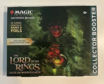 Magic The Gathering MTG Lord Of The Rings COLLECTOR BOOSTER BOX New Sealed • $45.95
