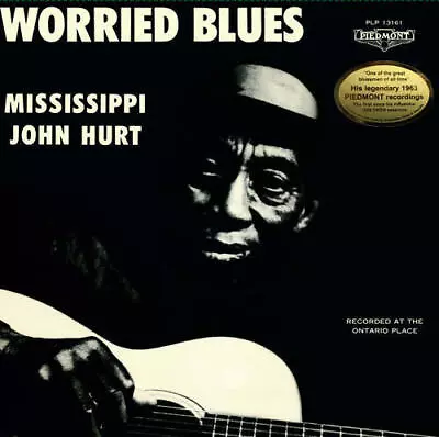 Mississippi John Hurt - Worried Blues 180 Gram Vinyl LP (New/Sealed) • $28.98