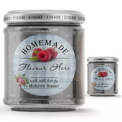 £2.75 • Buy Montana PERSONALISED OVAL JAM JAR LABELS HOMEMADE PRESERVES JAMS 