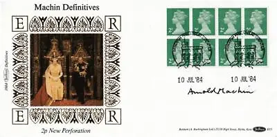 1984 2p New Perf - Benham D15 - Windsor 'Counter' H/S - Signed By Arnold Machin • $24.88