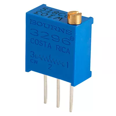 Bourns 3296W-1-103LF 10K Potentiometer Multi-Turn Cermet Trimming 3/8  10% 0.5W • £3.57