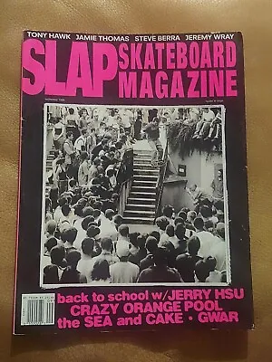 Vintage - RARE Slap Skateboard Magazine Tony Hawk Jamie Thomas September 1999 • $20
