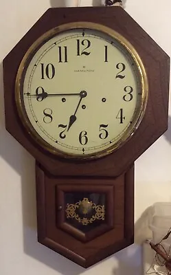 Vintage Hamilton Wall Clock ( Works Plus Key ) Read • $35.99