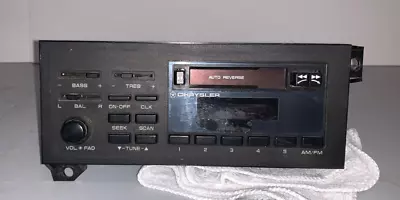 1988 - 1993 Mopar Chrysler Dodge Plymouth Vehicles OEM AM-FM-Cassette Radio • $59.99