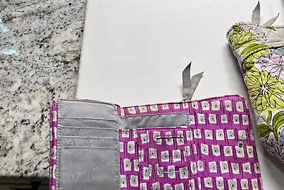 Vera Bradley Retired Watercolor Tote/Shoulder Bag- With Wallet • $15.99