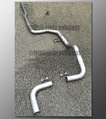 88-91 Honda CRX Mandrel Exhaust By TruBendz - 2.25  Aluminized Steel Tubing • $180