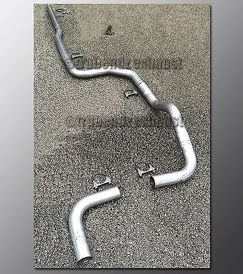 88-91 Honda CRX Mandrel Exhaust By TruBendz - 2.5  Stainless Steel Tubing • $215