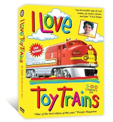 I Love Toy Trains 5- Boxed Set (5 DVD) - Multiple Formats Box Set Color Dolby • $45.95