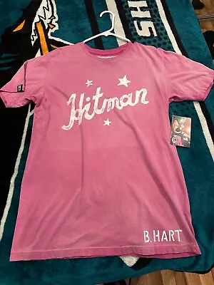 Bret Hart T Shirt Pink Brand New RARE Medium • $69.99