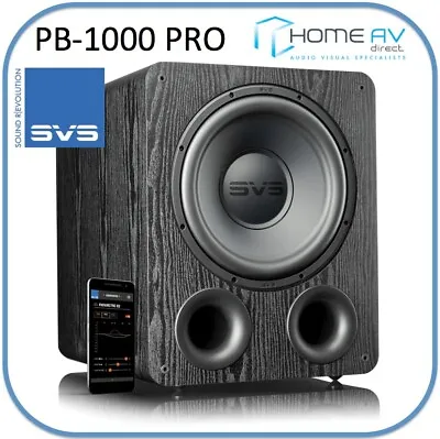 SVS PB-1000 PRO 12  Subwoofer Home Cinema Hifi 325 Watts PB1000 - Black Ash • £889