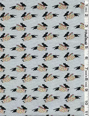 Christmas Gray Dachshund Through The Snow By Camelot Fabrics Bty • $17.99