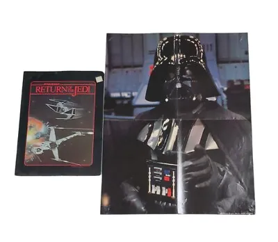 Vintage Star Wars ROTJ Darth Vader Poster And School Folder 1983 • $25
