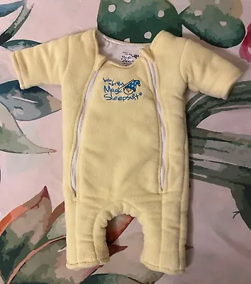 Baby Merlin Magic Sleepsuit Yellow Fleece Size Small 3-6 Months (12-18lb) • $15