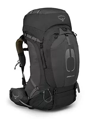 Osprey Men's Atmos AG 65 Backpacking Backpack Black Large/X-Large OSP-10003999 • $274.49