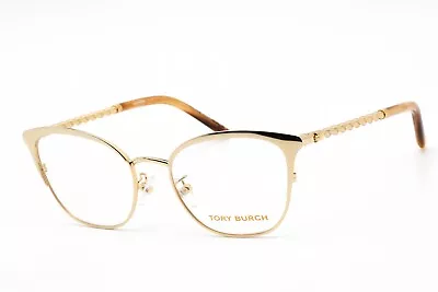 TORY BURCH TY1076-3343-53 Eyeglasses Size 53mm 18mm 140mm Gold Shiny Women • $63.79