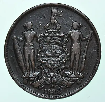 £4.50 • Buy British North Borneo, (sabah, Malaysia), Bronze Cent, 1888-h Heaton Mint Coin