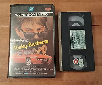 Risky Business VHS Ex-Rental Big Box Pre Cert Warner Tom Cruise  • £22