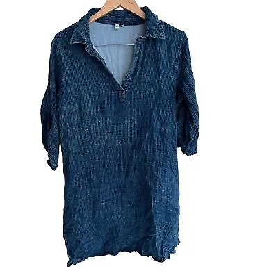 Elan Blue 3/4 Sleeve Womens Dress Size Medium • $21