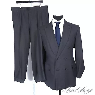 #1 MENSWEAR Vintage Brooks Brothers USA Grey Nailhead Tweed DB Winter Suit 44 NR • $9.99