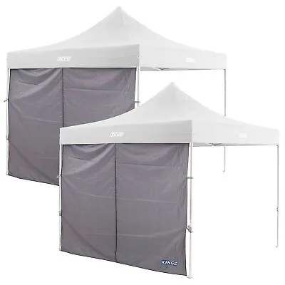 Kings Gazebo Side Wall 2.85x2.85m (Pair) Waterproof Camping Outdoor Tent • $39.95