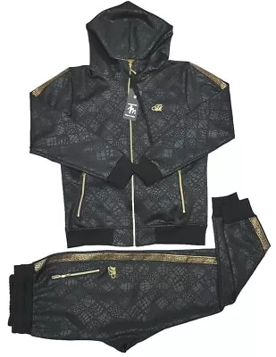 Men Tracksuit Urban Men Designer Tracksuit Time Is Money New Hip Hop Era • £59.99