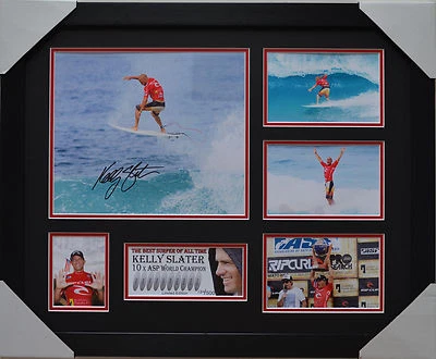 $108 • Buy  Kelly Slater Signed Memorabilia Framed Limited Edition