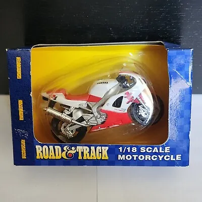 YAMAHA YZF R1 Road & Track Motorcycle 1/18 Scale Maisto - Red/White - Free Ship! • $13.99