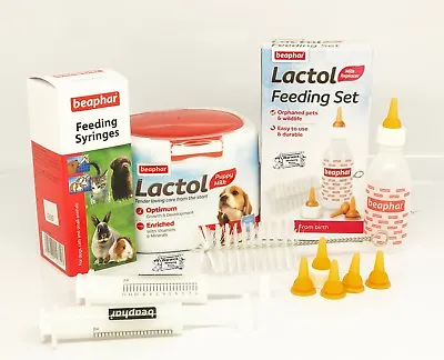 £16.95 • Buy Lactol Puppy Milk 250 With Feeding Bottle , Syringe & Teats Beaphar Whelping Kit