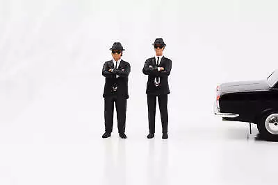 1:18 Figurine Blues Brothers Movie Set 2 Figurines Elwood Jake Blues KK-Scale • $53.83