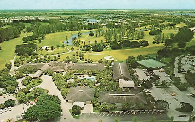 Postcard Florida Miami Lakes Inn & Country Club Aerial View FL  • $3.99