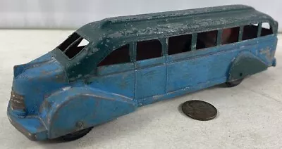 Vintage 1930's Metal Masters Co Streamline Bus 4” • $10