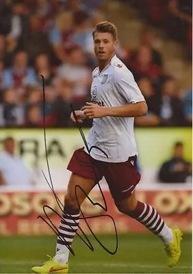 ASTON VILLA: NATHAN BAKER SIGNED 6x4 ACTION PHOTO+COA • £2.99