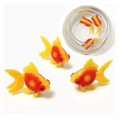 3Pcs Aquarium Tank Plastic Artificial Swimming Fake Fish Ornament Decoration • £3.46