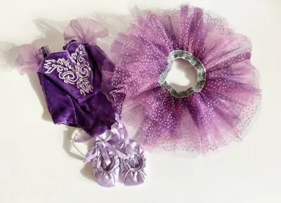 American Girl Nutcracker Sugar Plum Fairy Purple Ballerina Ballet Outfit  • $24.99