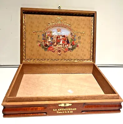 My Father Cigars La Antiguedad Toro 5 5/8 X 55 Empty Wooden Cigar Box • $5.99