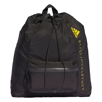 Adidas By Stella McCartney Black Yellow Gym Sack Backpack HG8640 New • $98.10
