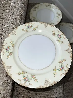 Meito China Hand Painted Dinner Plates Antique Japan Set Of Four # 2069 • $10
