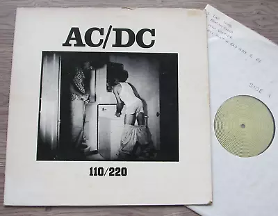 Ac/dc - 110 220 1977 Live Album. Impossible Recordworks Label Lp. Usa Release. • £75