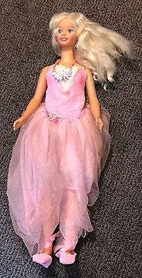 Vintage 37” My Size Barbie Doll 1992 Mattel Mexico ~ Pink Dress W/Jewelry • $44.95