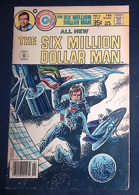 The Six Million Dollar Man #6 Bronze Age Charlton Comics F • £12.99