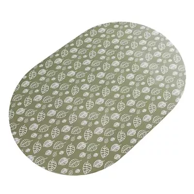 Oval Vinyl Fitted Tablecloth With Flannel Backing Elastic Edge Design Table C... • $26.06