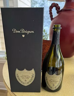 Dom Perignon Brut Champagne Vintage 2008 Empty Bottle Presentation Box Papers • $19.97