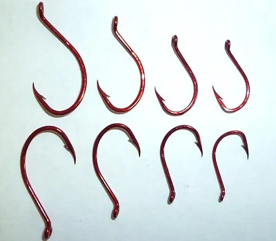 Vmc Octopus Beak Hooks - Bulk - Your Choice Of Sizes - 9299 - Tin Red - 9299tr • $9.95