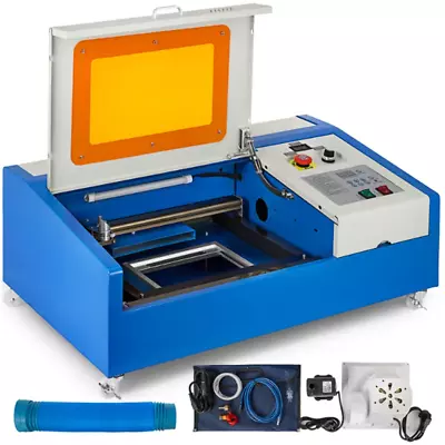 VEVOR 12 X8  40W K40 CO2 Desktop Laser Engraver Engraving Machine W/ Wheel • $419.99