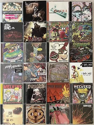 Heavy Metal & Rock 24 CD Lot~ Fishbone Godflesh The Accused Primus Misfits • $17.50