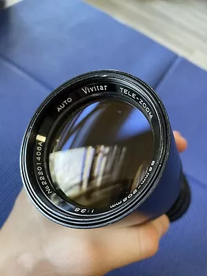 VIVITAR 85-205mm F/3.8 Tele - Zoom Lens • M Mount • $12